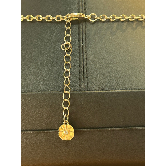 Women's Monet Red & Gold Necklace - Picture 4 of 5